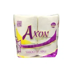 axon Axon 3 Ply Smooth Plain Toilet Paper Rolls 4 in 1 10x10 cm, 1200 Pulls (300 Pulls x 4 Pkt)-picture-27