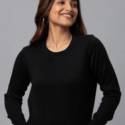 Globus Black Cotton Regular Fit Sweater-picture-13