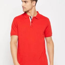 Club York Red Regular Fit Polo T-Shirt-picture-9