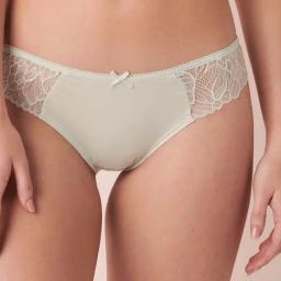La Vie En Rose Green Lace Work Panty-image-56