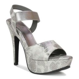 Inc.5 Women's Gun Metal Ankle Strap Stilettos-image-81