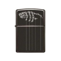 Zippo Black Brass Skeleton Puppet Strings Windproof Pocket Lighter-18