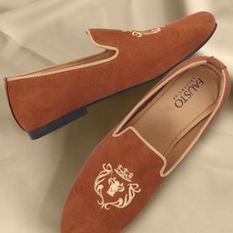 FAUSTO Men Embroidered Lightweight Loafers-image-57