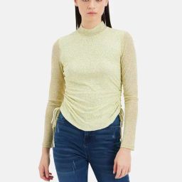 Kazo Yellow Floral Print Top-39