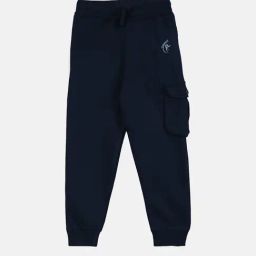 Kiddopanti Boys Navy Solid Trackpants-image-56
