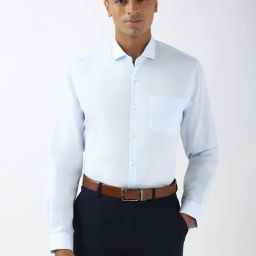 Peter England Blue Regular fit Other Shirts-picture-16