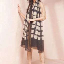 Fabindia Black Printed Dupatta-image-67