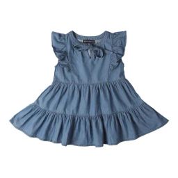 Allen Solly Junior Blue Solid Frock-image-59