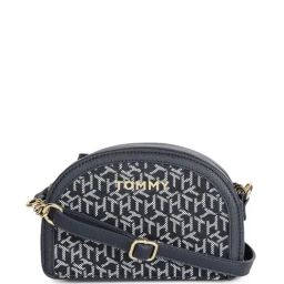 Tommy Hilfiger Navy & White Logo Cross Body Bag-image-58