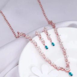 GIVA 925 Sterling Silver Rose Gold Set for Women-image-44