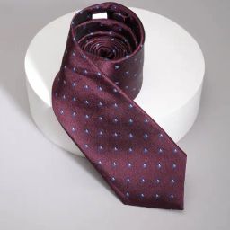 Allen Solly Maroon Polyester Printed Tie-picture-32