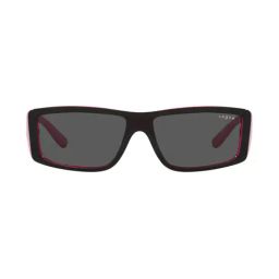 Vogue Eyewear Grey Rectangular UV Protection Sunglasses for Women-image-20