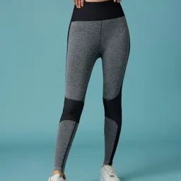 Feier Black & Grey Textured Tights-picture-43