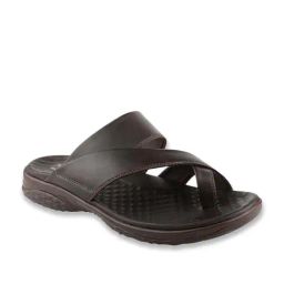 MediFeet Men's X-Ring Brown Toe Ring Sandals-picture-15