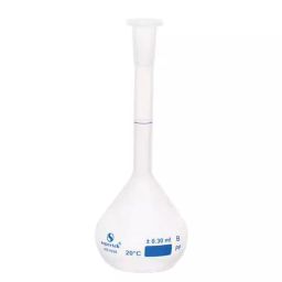 Supertek 20 ml Volumetric Flask Class B Clear PP (Polypropylene) Body, CH11077CD/1A (Pack of 6)-image-32