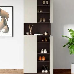 Godrej Interio Sienna ?Beige ?Engineered Wood Shoe Cabinet-18