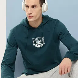 Slazenger Brand Logo Printed Athleisure Hooded Sweatshirt-picture-4