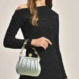 Lavie Silver Clutch-image-1