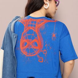 Kook N Keech Marvel Printed Drop-Shoulder Sleeves Pure Cotton Boxy T-shirt-image-86