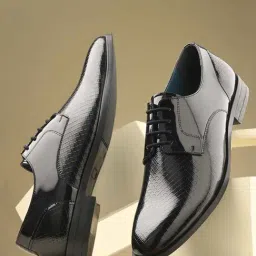San Frissco Men's Black Derby Shoes-picture-15