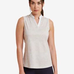 Fouganza by Decathlon Beige Plain Tank Top-picture-6