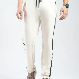 Rock.It Beige Cotton Blend Regular Fit Solid Trackpants-picture-43