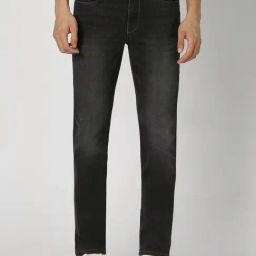 Van Heusen Black Cotton Slim Fit Jeans-image-52