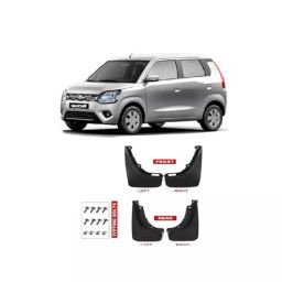 Automoto Cup Type Mud Flaps Splash Guard Front & Rear for Maruti Suzuki New WagonR All Models (Set of 4)-8