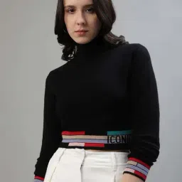 Iconic Black Printed Sweater-image-84