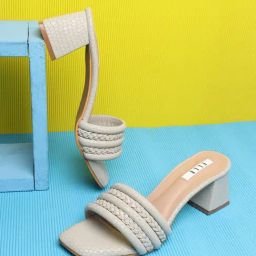 Elle Women's Grey Casual Sandals-image-92