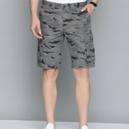 Indian Terrain Men Pure Cotton Printed Shorts-picture-35
