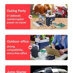 ilife Ivelway Lithium Portable Power Generator 100 W Backup Battery Supply 110 V Ac Black With Solar Panel image 4