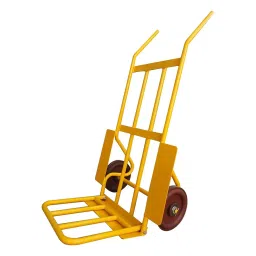 AKURA 2 Wheels Yellow Box Handling Hand Trolley Mild Steel, AESBLMT001-image-4