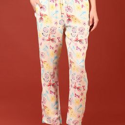 V-Mart Women Printed Mid-Rise Lounge Pants-picture-41
