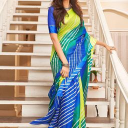 PHORIA STYLE Leheriya Pure Cotton Kota Saree-21