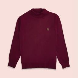 Pantaloons Junior Wine Regular Fit Full Sleeves Sweater-image-53