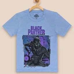 Kidsville Sky Blue Printed T-Shirt-picture-7