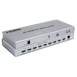 Techut 4K HDMI 8x1 Multi-Viewer Switcher DC 5 V Input Voltage, Grey image 2
