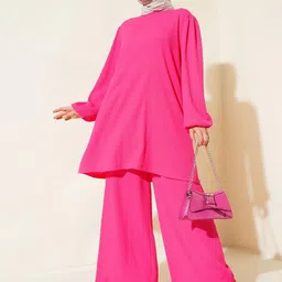BIGDART Crew Neck Tunic With Palazzo-picture-0