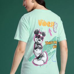 DressBerry Printed Pure Cotton Oversized T-shirt-image-53