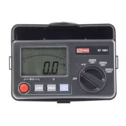 RS PRO IIT1601 Insulation Tester, 250V Min, 1000V Max, 4000MΩ Max - RS Calibration Model No 1232328-48