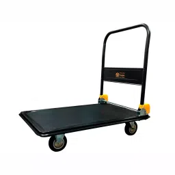 Voltz Alloy Steel 150 Kg Black Platform Trolley with TPR Tyre, VZ-VHT 150-picture-10
