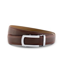 HALDEN Men Textured Leather Belt-image-109