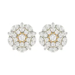 PC Jeweller Oretha 18 kt Gold & Diamond Earrings-image-5
