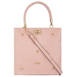 KLEIO Pink Rivets Medium Handbag-39