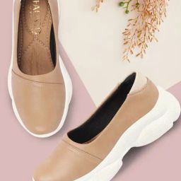 Fausto Women's Beige Pump Shoes-image-52