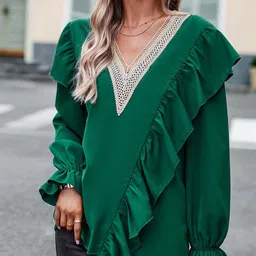 StyleCast Women Solid V-Neck Top-image-88