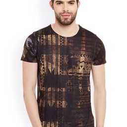 Wear Your Mind Men Black Printed T-shirt-image-34