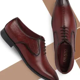Fausto Men's Brown Oxford Shoes-image-90