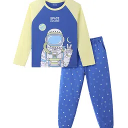 Honeyhap Boys Printed Night suit-image-57